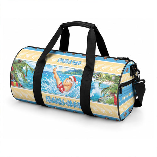 New Zealand Christmas Duffle Bag Have A Kiwi Manu-Mas
