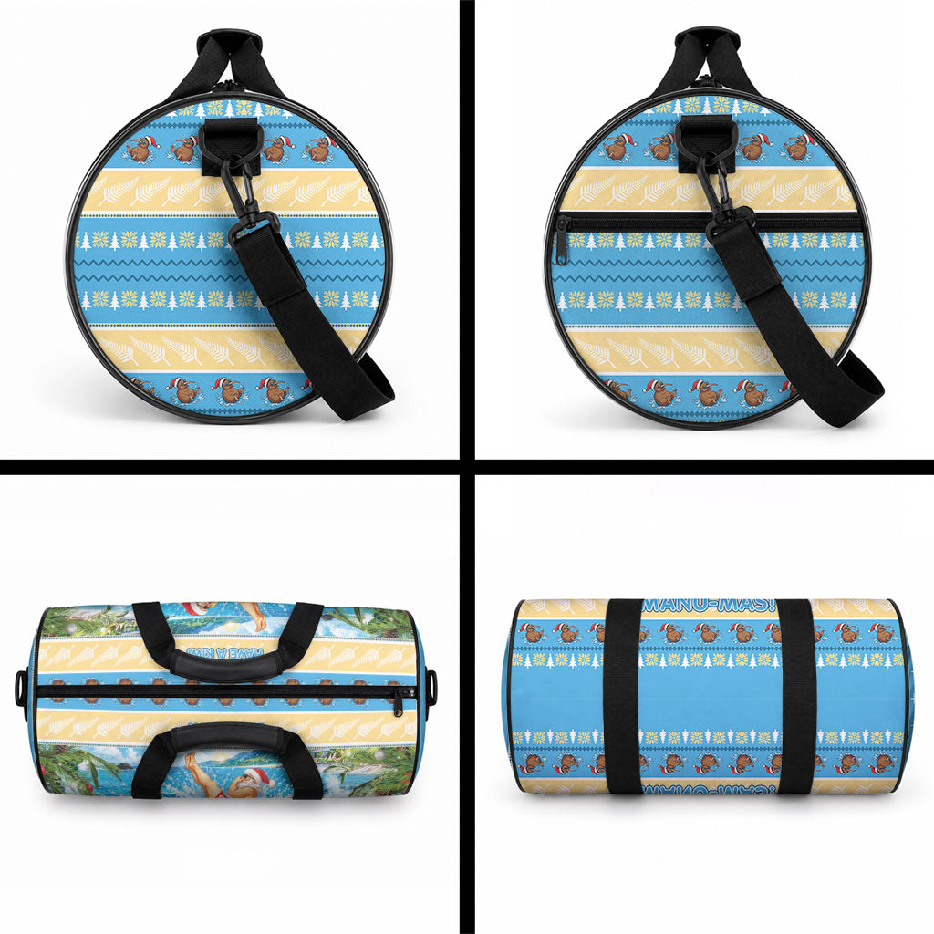 New Zealand Christmas Duffle Bag Have A Kiwi Manu-Mas