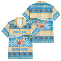 New Zealand Christmas Family Matching Mermaid Dress and Hawaiian Shirt Have A Kiwi Manu-Mas