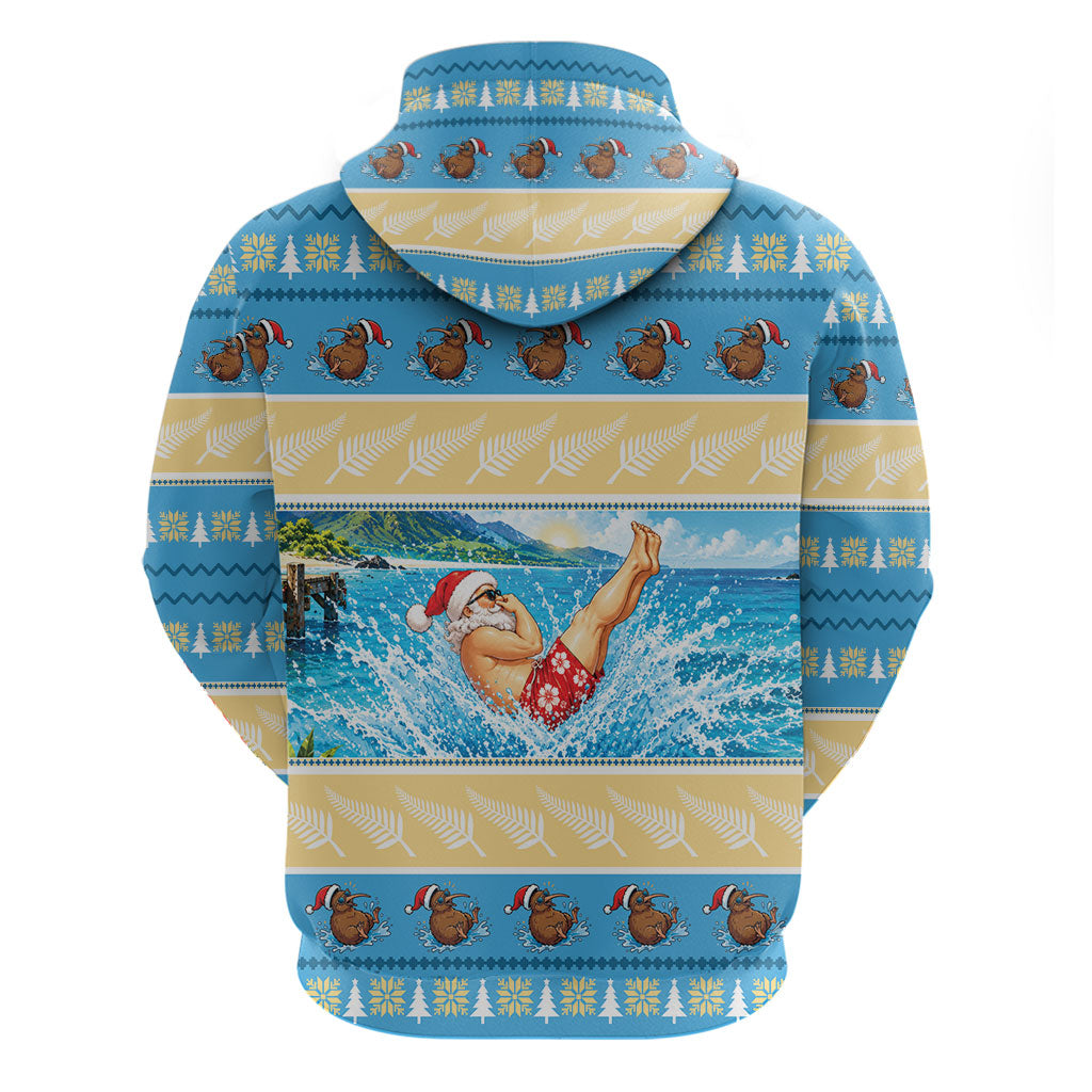 New Zealand Christmas Hoodie Have A Kiwi Manu-Mas