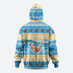 New Zealand Christmas Hoodie Have A Kiwi Manu-Mas