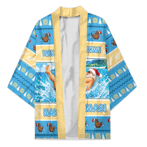 New Zealand Christmas Kimono Have A Kiwi Manu-Mas