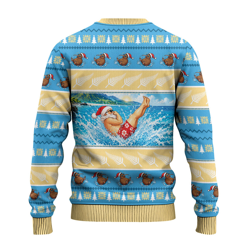 New Zealand Christmas Ugly Christmas Sweater Have A Kiwi Manu-Mas
