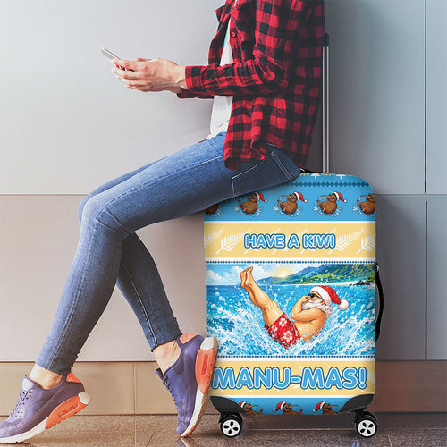 New Zealand Christmas Luggage Cover Have A Kiwi Manu-Mas