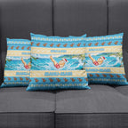New Zealand Christmas Pillow Cover Have A Kiwi Manu-Mas