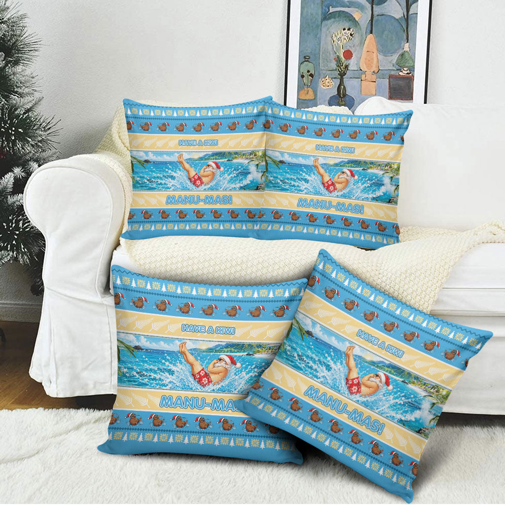 New Zealand Christmas Pillow Cover Have A Kiwi Manu-Mas