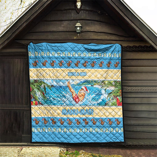 New Zealand Christmas Quilt Have A Kiwi Manu-Mas