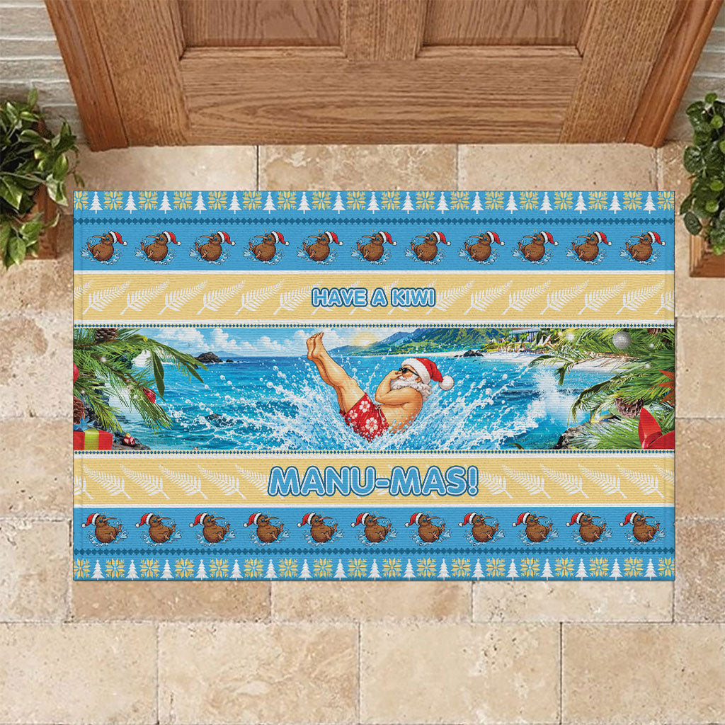 New Zealand Christmas Rubber Doormat Have A Kiwi Manu-Mas