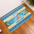 New Zealand Christmas Rubber Doormat Have A Kiwi Manu-Mas