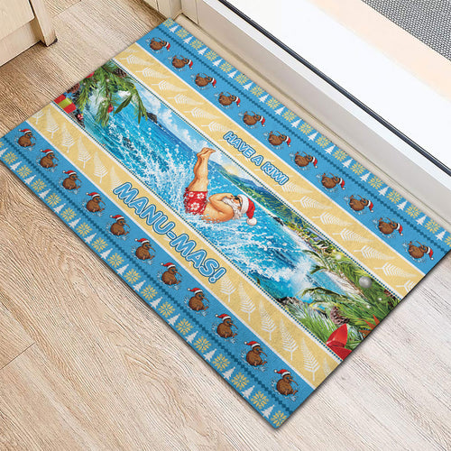 New Zealand Christmas Rubber Doormat Have A Kiwi Manu-Mas