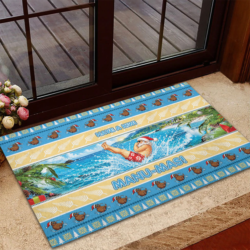 New Zealand Christmas Rubber Doormat Have A Kiwi Manu-Mas
