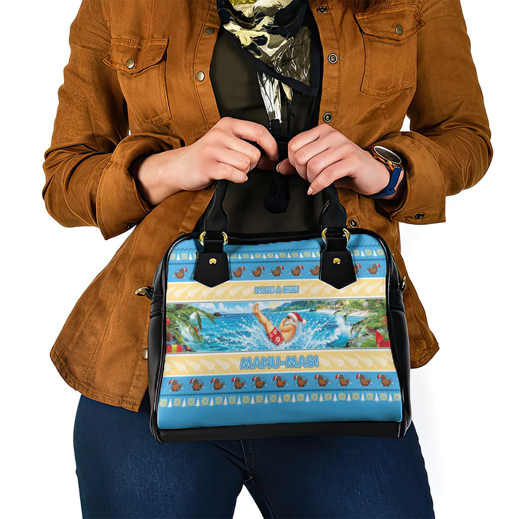 New Zealand Christmas Shoulder Handbag Have A Kiwi Manu-Mas