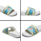 New Zealand Christmas Slide Sandals Have A Kiwi Manu-Mas