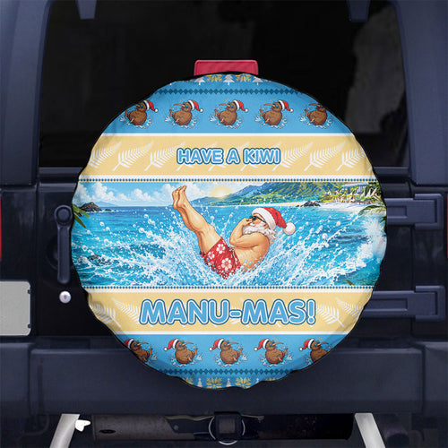 New Zealand Christmas Spare Tire Cover Have A Kiwi Manu-Mas