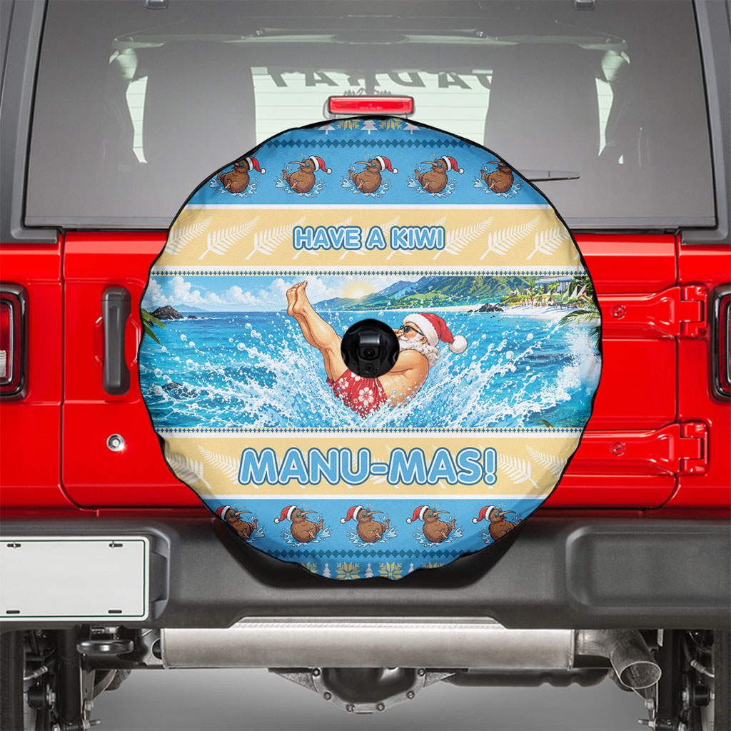 New Zealand Christmas Spare Tire Cover Have A Kiwi Manu-Mas