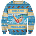 New Zealand Christmas Sweatshirt Have A Kiwi Manu-Mas