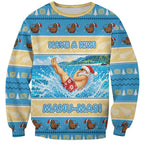 New Zealand Christmas Sweatshirt Have A Kiwi Manu-Mas