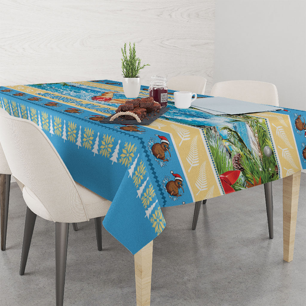 New Zealand Christmas Tablecloth Have A Kiwi Manu-Mas