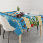 New Zealand Christmas Tablecloth Have A Kiwi Manu-Mas
