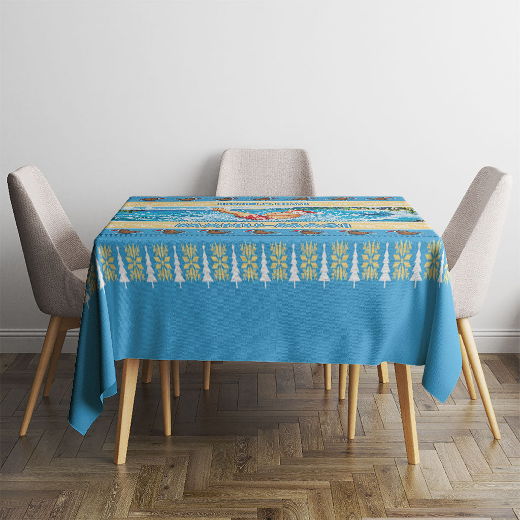 New Zealand Christmas Tablecloth Have A Kiwi Manu-Mas
