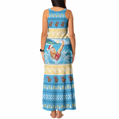 New Zealand Christmas Tank Maxi Dress Have A Kiwi Manu-Mas