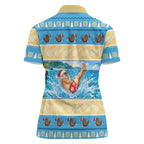 New Zealand Christmas Women Polo Shirt Have A Kiwi Manu-Mas