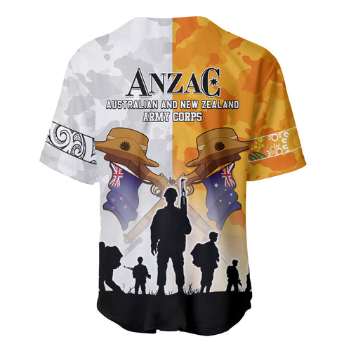 Australia And New Zealand ANZAC Day Baseball Jersey Lest We Forget