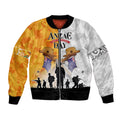 Australia And New Zealand ANZAC Day Bomber Jacket Lest We Forget