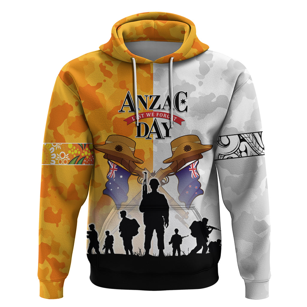 Australia And New Zealand ANZAC Day Hoodie Lest We Forget