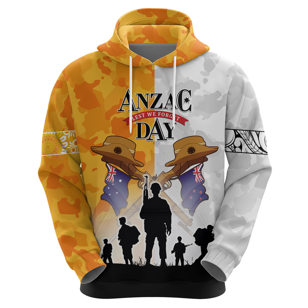 Australia And New Zealand ANZAC Day Hoodie Lest We Forget