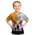 Australia And New Zealand ANZAC Day Kid T Shirt Lest We Forget