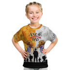 Australia And New Zealand ANZAC Day Kid T Shirt Lest We Forget