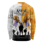 Australia And New Zealand ANZAC Day Long Sleeve Shirt Lest We Forget