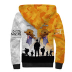 Australia And New Zealand ANZAC Day Sherpa Hoodie Lest We Forget