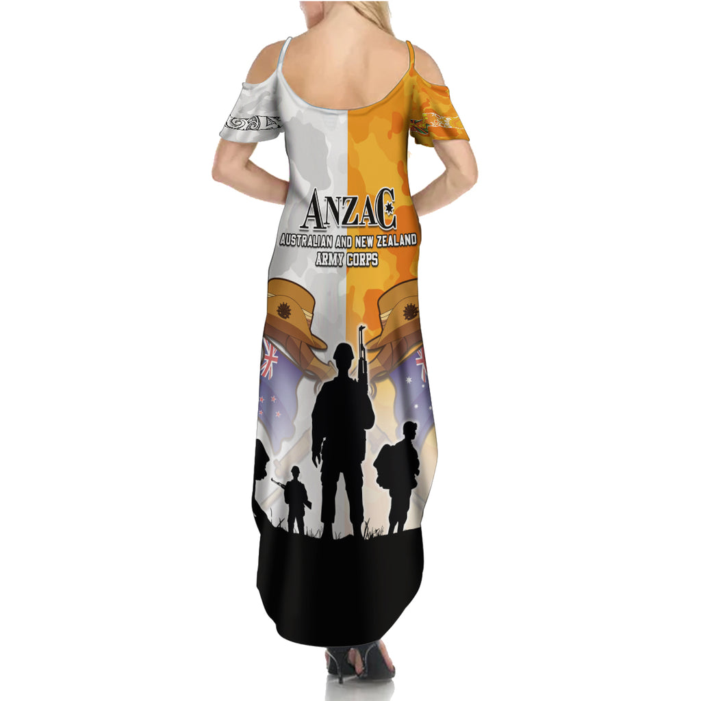 Australia And New Zealand ANZAC Day Summer Maxi Dress Lest We Forget