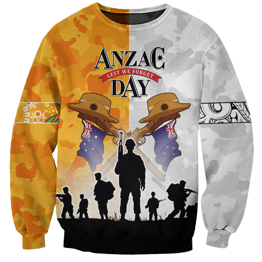 Australia And New Zealand ANZAC Day Sweatshirt Lest We Forget
