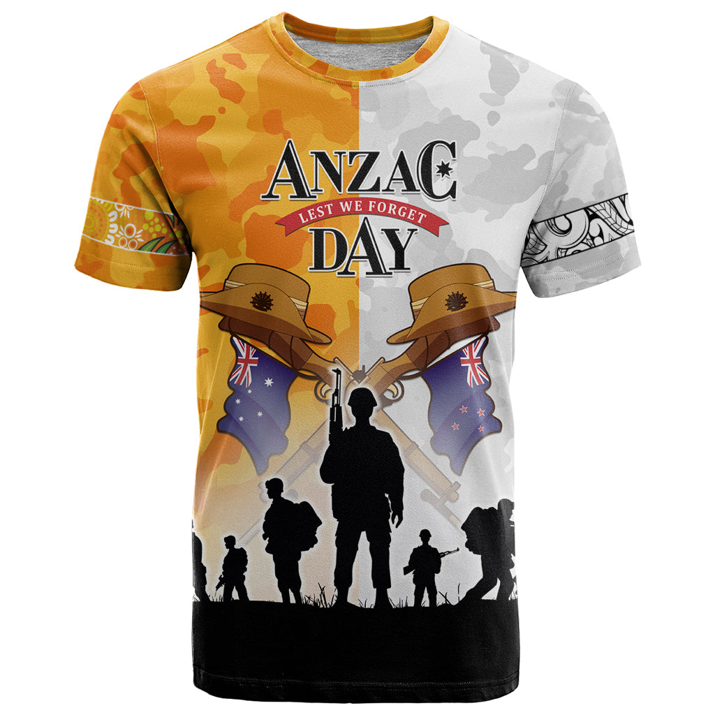 Australia And New Zealand ANZAC Day T Shirt Lest We Forget