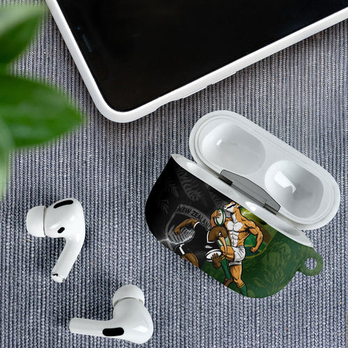South Africa And New Zealand AirPods Case Springboks And Kiwis Rugby Rivalry