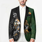 Custom South Africa And New Zealand Blazer Springboks And Kiwis Rugby Rivalry