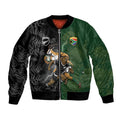 Custom South Africa And New Zealand Bomber Jacket Springboks And Kiwis Rugby Rivalry