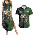 Custom South Africa And New Zealand Couples Matching Summer Maxi Dress and Hawaiian Shirt Springboks And Kiwis Rugby Rivalry