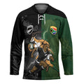 Custom South Africa And New Zealand Hockey Jersey Springboks And Kiwis Rugby Rivalry