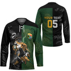 Custom South Africa And New Zealand Hockey Jersey Springboks And Kiwis Rugby Rivalry
