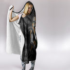 South Africa And New Zealand Hooded Blanket Springboks And Kiwis Rugby Rivalry