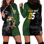 Custom South Africa And New Zealand Hoodie Dress Springboks And Kiwis Rugby Rivalry