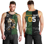 Custom South Africa And New Zealand Men Tank Top Springboks And Kiwis Rugby Rivalry