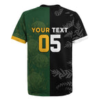 Custom South Africa And New Zealand Rugby Jersey Springboks And Kiwis Rugby Rivalry