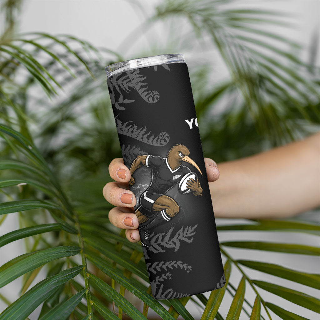 Custom South Africa And New Zealand Skinny Tumbler Springboks And Kiwis Rugby Rivalry