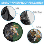 South Africa And New Zealand Spare Tire Cover Springboks And Kiwis Rugby Rivalry