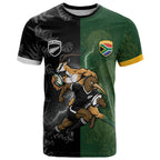 Custom South Africa And New Zealand T Shirt Springboks And Kiwis Rugby Rivalry